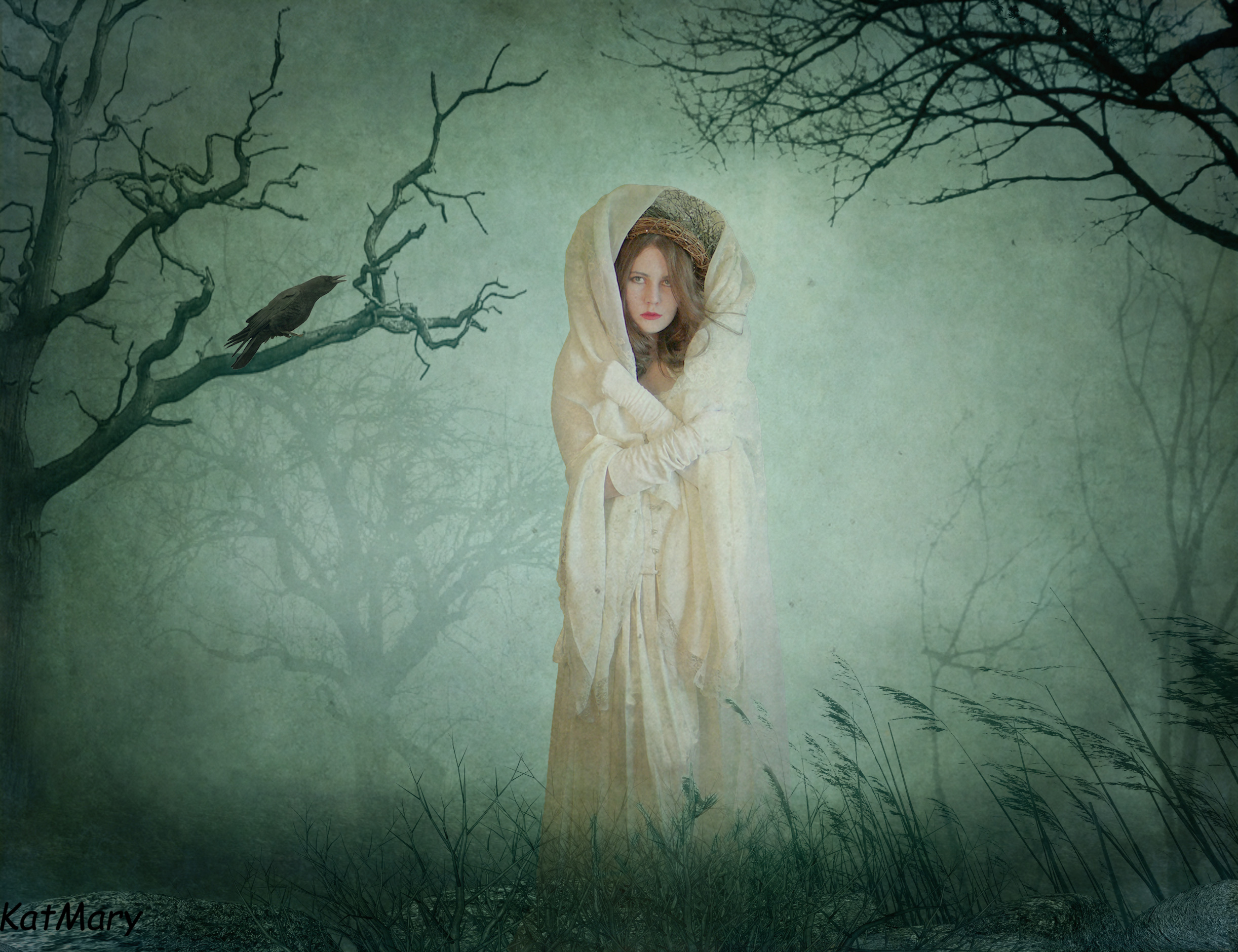 The ghost in the woods by katmary @ flickr (Published under Creative Commons)